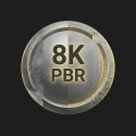 8K PBR Texturing Icon